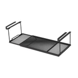 Maxbell Under Shelf Storage Basket Organizer Retractable for Pantry Office Bookshelf Black