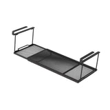 Maxbell Under Shelf Storage Basket Organizer Retractable for Pantry Office Bookshelf Black