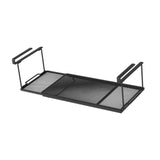 Maxbell Under Shelf Storage Basket Organizer Retractable for Pantry Office Bookshelf Black