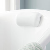 Maxbell Headrest Easy to Carry Bathtub Cushion for Bathroom Essentials Neck White