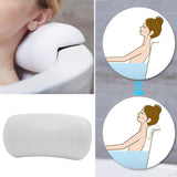 Maxbell Headrest Easy to Carry Bathtub Cushion for Bathroom Essentials Neck White
