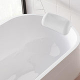Maxbell Headrest Easy to Carry Bathtub Cushion for Bathroom Essentials Neck White