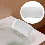 Maxbell Headrest Easy to Carry Bathtub Cushion for Bathroom Essentials Neck White