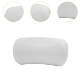 Maxbell Headrest Easy to Carry Bathtub Cushion for Bathroom Essentials Neck White