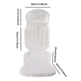 Maxbell Full Body Bath Pillow for Adults Non Slip Quick Dry Comfortable Mattress Pad White