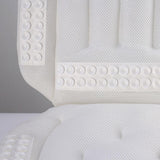 Maxbell Full Body Bath Pillow for Adults Non Slip Quick Dry Comfortable Mattress Pad White