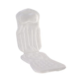Maxbell Full Body Bath Pillow for Adults Non Slip Quick Dry Comfortable Mattress Pad White