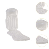 Maxbell Full Body Bath Pillow for Adults Non Slip Quick Dry Comfortable Mattress Pad White