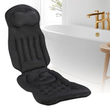 Maxbell Full Body Bath Pillow for Adults Non Slip Quick Dry Comfortable Mattress Pad Black