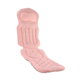 Maxbell Full Body Bath Pillow for Adults Non Slip Quick Dry Comfortable Mattress Pad Pink