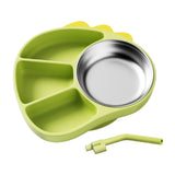 Maxbell Suction Plate for Baby Portable Snack Bowl Weaning Supplies Non Slip Divided