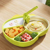 Maxbell Suction Plate for Baby Portable Snack Bowl Weaning Supplies Non Slip Divided