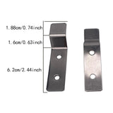 Maxbell Urinals Hanging Hangers Hanging Bracket for Basin Indoor Bathroom Men Urinal 6.2cmx1.88cmx1.6cm