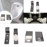Maxbell Urinals Hanging Hangers Hanging Bracket for Basin Indoor Bathroom Men Urinal 6.2cmx1.88cmx1.6cm