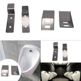Maxbell Urinals Hanging Hangers Hanging Bracket for Basin Indoor Bathroom Men Urinal 6.2cmx1.88cmx1.6cm