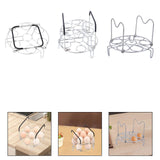 Maxbell Egg Steamer Rack Kitchen Tool Simple Eggs Holder Kitchen Gadget Multipurpose Silicone Handle
