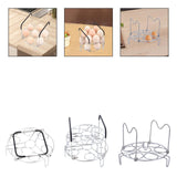 Maxbell Egg Steamer Rack Kitchen Tool Simple Eggs Holder Kitchen Gadget Multipurpose Silicone Handle