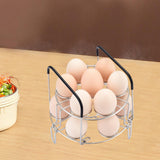 Maxbell Egg Steamer Rack Kitchen Tool Simple Eggs Holder Kitchen Gadget Multipurpose 2 Layers