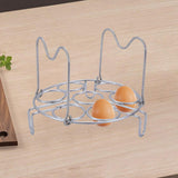 Maxbell Egg Steamer Rack Kitchen Tool Simple Eggs Holder Kitchen Gadget Multipurpose M Shaped Handle