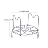 Maxbell Egg Steamer Rack Kitchen Tool Simple Eggs Holder Kitchen Gadget Multipurpose M Shaped Handle