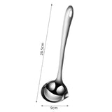 Maxbell Oil Separator Spoon Stainless Steel Kitchen Tool for Home Restaurant Kitchen Small