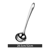 Maxbell Oil Separator Spoon Stainless Steel Kitchen Tool for Home Restaurant Kitchen Small