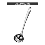 Maxbell Oil Separator Spoon Stainless Steel Kitchen Tool for Home Restaurant Kitchen Small