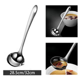 Maxbell Oil Separator Spoon Stainless Steel Kitchen Tool for Home Restaurant Kitchen Small