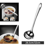 Maxbell Oil Separator Spoon Stainless Steel Kitchen Tool for Home Restaurant Kitchen Small