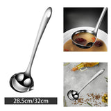 Maxbell Oil Separator Spoon Stainless Steel Kitchen Tool for Home Restaurant Kitchen Small