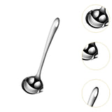 Maxbell Oil Separator Spoon Stainless Steel Kitchen Tool for Home Restaurant Kitchen Small