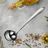 Maxbell Oil Separator Spoon Stainless Steel Kitchen Tool for Home Restaurant Kitchen Small