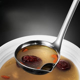 Maxbell Oil Separator Spoon Stainless Steel Kitchen Tool for Home Restaurant Kitchen Large