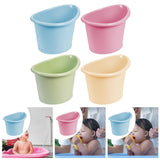 Maxbell Bath Bucket with Support Seat Infant Bathtub for Infants Newborn blue