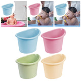 Maxbell Bath Bucket with Support Seat Infant Bathtub for Infants Newborn blue