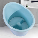 Maxbell Bath Bucket with Support Seat Infant Bathtub for Infants Newborn blue