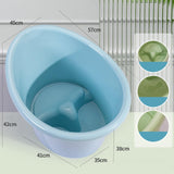 Maxbell Bath Bucket with Support Seat Infant Bathtub for Infants Newborn blue