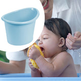 Maxbell Bath Bucket with Support Seat Infant Bathtub for Infants Newborn blue