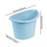 Maxbell Bath Bucket with Support Seat Infant Bathtub for Infants Newborn blue