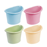 Maxbell Bath Bucket with Support Seat Infant Bathtub for Infants Newborn blue