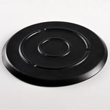 Maxbell 13.62inch Round Serving Tray Tableware Cup Holder for Bar Buffet Dining Room Black