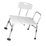 Maxbell Inside Shower Bench Extended Comfortable Transfer Bench for Disabled Seniors