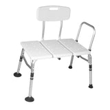 Maxbell Inside Shower Bench Extended Comfortable Transfer Bench for Disabled Seniors