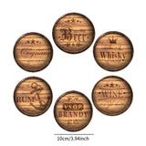 Maxbell 6 Pieces Wood Coasters for Drinks Coaster Set for Coffee Table Farmhouse Bar