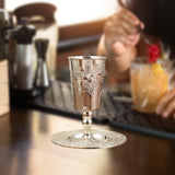 Maxbell Goblet with Saucer Decor Teacup Elijah Cup for Holiday Rosh Hashanah Shabbat