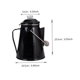 Maxbell Coffee Percolator Leakproof Portable Camping Kettle for Kitchen Trips Hiking
