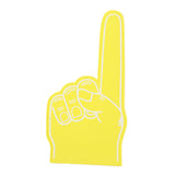 Maxbell Giant Foam Finger Prop Creative for Athletic Meeting Concert Basketball Game Yellow