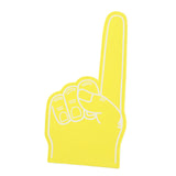 Maxbell Giant Foam Finger Prop Creative for Athletic Meeting Concert Basketball Game Yellow