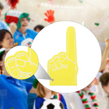 Maxbell Giant Foam Finger Prop Creative for Athletic Meeting Concert Basketball Game Yellow