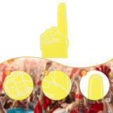 Maxbell Giant Foam Finger Prop Creative for Athletic Meeting Concert Basketball Game Yellow